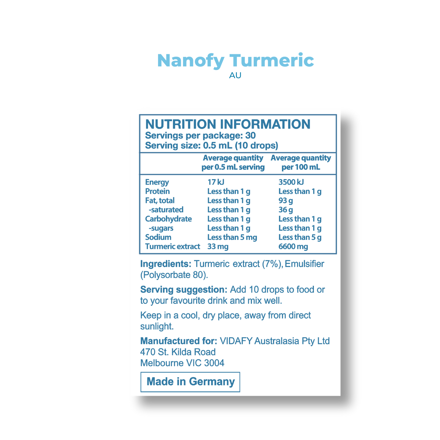 Nanofy Turmeric